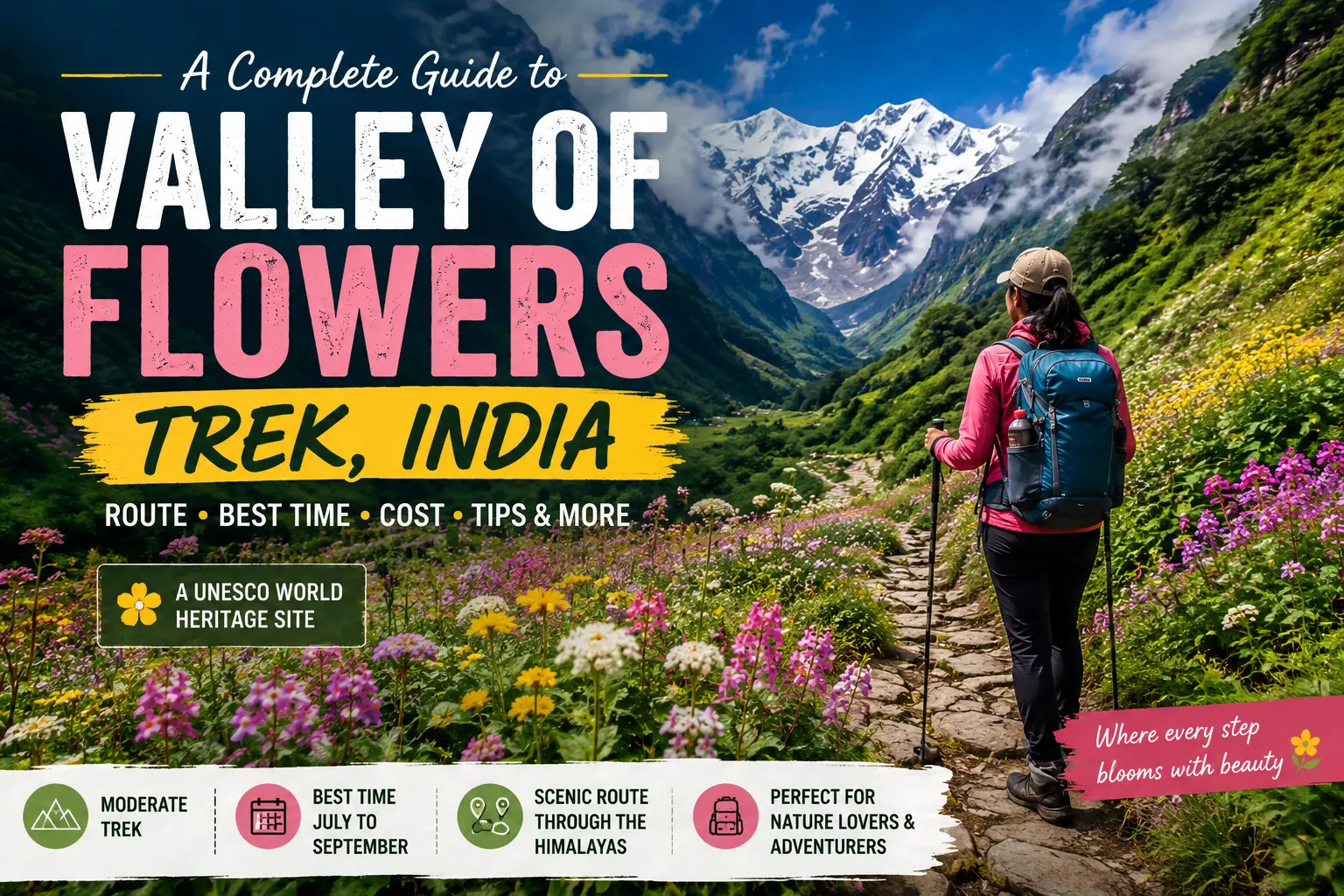 valley of flowers trek india